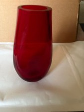 Vintage Handmade Cranberry Red