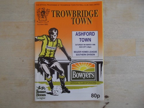 March 1996 trowbridge town - march,