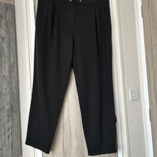 M & S Elasticated waist ankle grazer  Trousers 18  . Waist stretches up to 40”