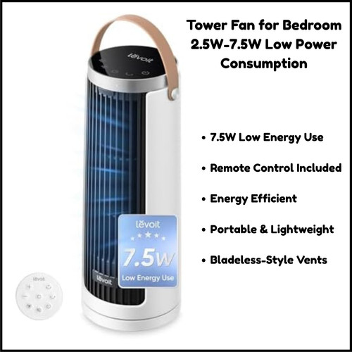Tower fan for bedroom - tower,
