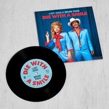 Lady Gaga & Bruno Mars Die With A Smile 7” Vinyl NEW