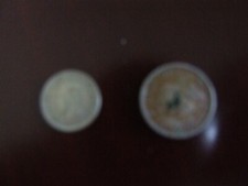 George VI  1937 Silver Threepenny piece and 1951 Sixpence.