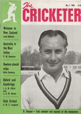 The Cricketer 7th May 1965 Magazine - Don Kenyon Cover