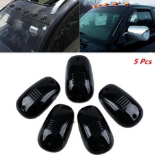 5Pcs Amber LED Black Smoke