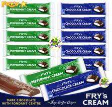 12 FRYS CHOCOLATE & PEPPERMINT CREAM 49g Bars Dark Gift✨BB 05/26✨CHEAPEST✨12.95