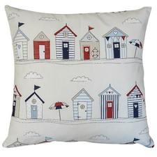 Beach Hut Cushion. Double
