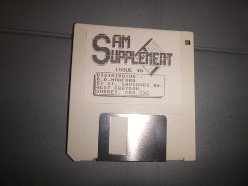 Sam supplement disk magazine - sam,