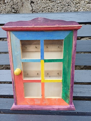Wooden key box with - wooden,