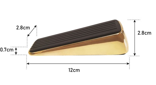 Door stop wedge premium metal - door,
