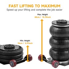 Triple Bag Air Jack 3 Ton