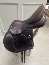 Bates Advanta Monoflap Jump Saddle 16.5" Brown excellent condition 