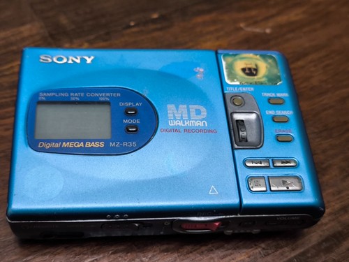Sony r35 portable minidisc - sony, mz-r35