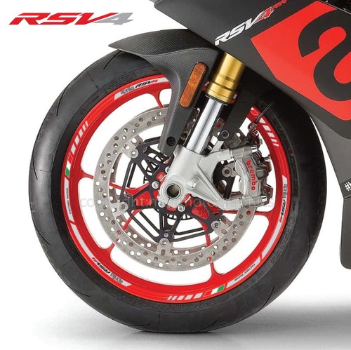 Motorcycle wheel decals rim