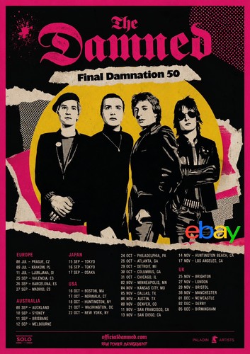 The damned world tour 2026 - world, a3