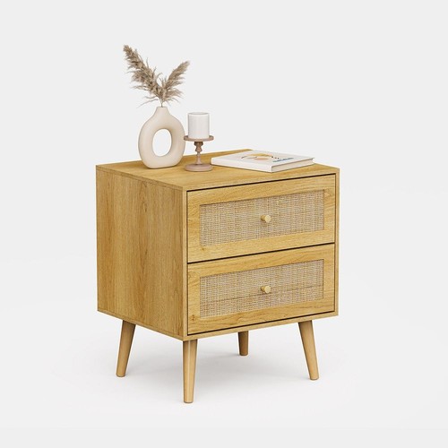 Rattan bedside table drawer - rattan,