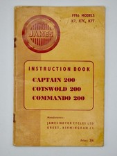 1956 Original INSTRUCTIONS For