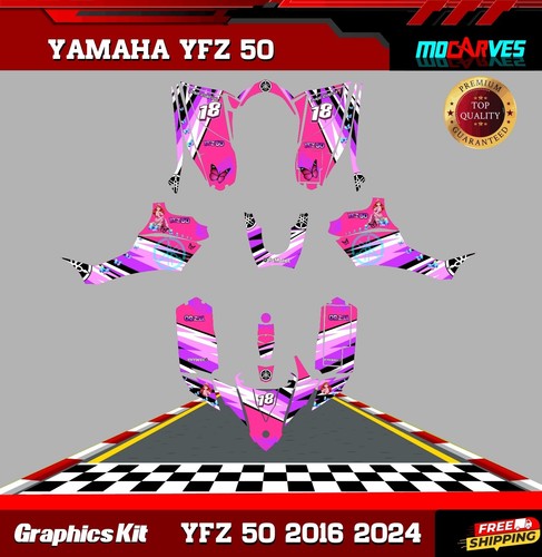 Yamaha yfz graphics kit - yamaha, 50