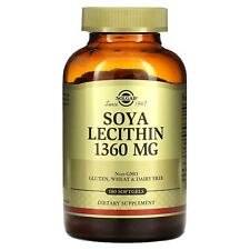 Solgar Soya Lecithin 1360mg 180 Softgels