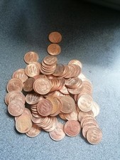 120 HALF Penny Coins 1966