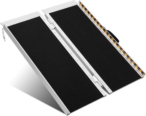 Folding wheelchair ramp - wheelchair, 3