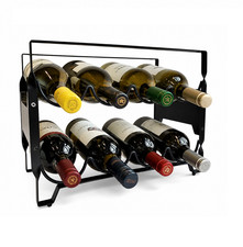 Wine rack metal bottles - rack,