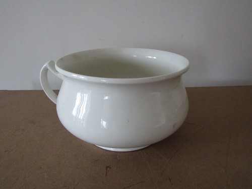 Chamber pot plain white - chamber,