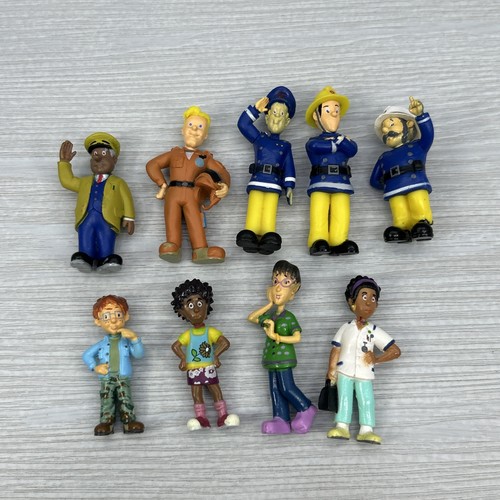 9pcs fireman sam - sam, action