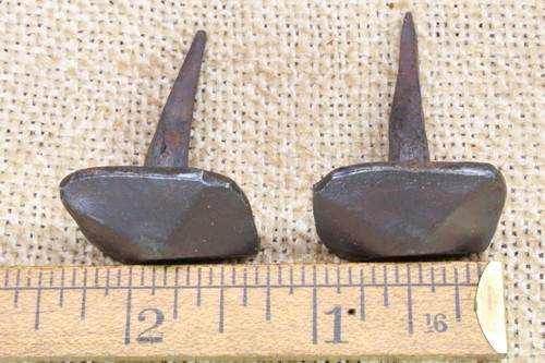 Two rosehead nails - two,