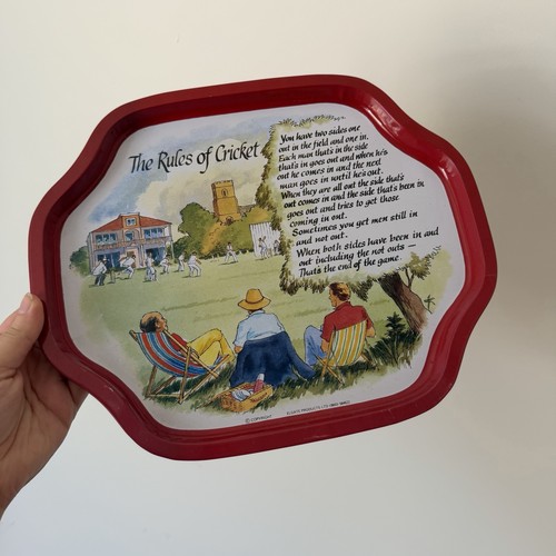 Vintage tin tray - vintage,