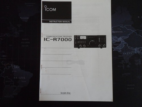 Icom r7000 instruction manual - (instruction,