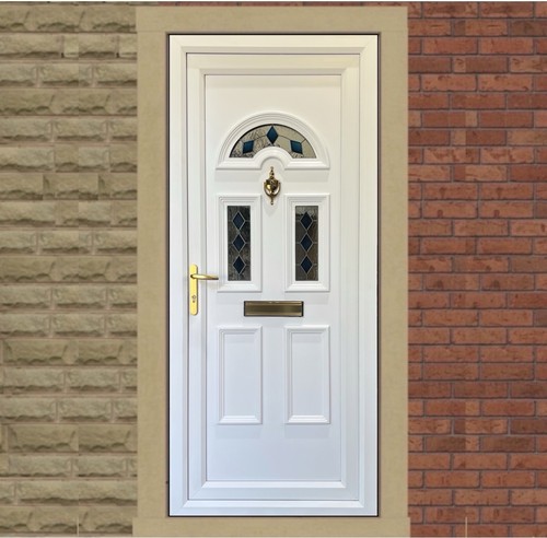 Upvc door refurbished - refurbished,, white