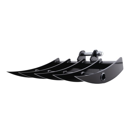 Excavator attachment rake - attachment,