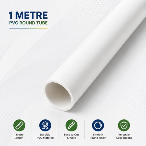 Pvc white round tube pipe - pvc,