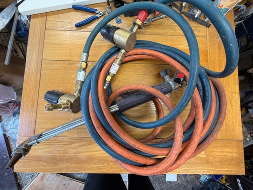 Oxy propane gas cutting - oxy,