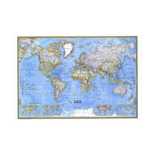 Political world map - world,