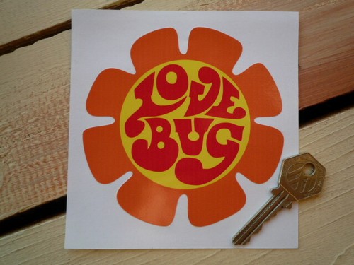 Love bug flower self adhesive - flower,