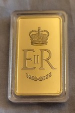 Queen Elizabeth II Gold Bar
