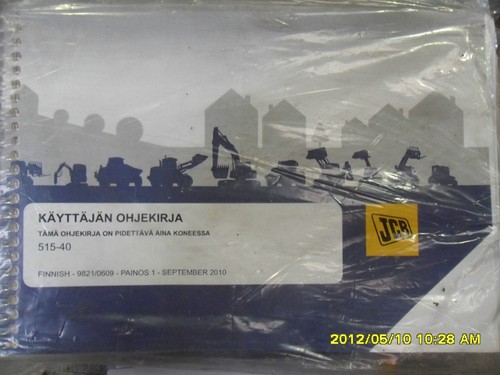 Jcb finnish 515 operators - jcb,