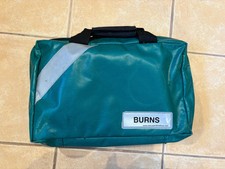 RESCUE MEDICAL BURNS GREEN BAG MEDICAL AMBULANCE PARAMEDIC DOCTOR FIRST AID