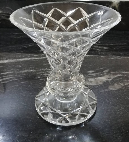 Vintage crystal cut glass - crystal,