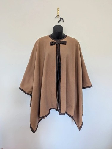 Zara camel cape wool - zara,