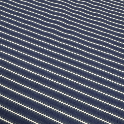 Navy blue white striped - navy,