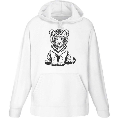 Tiger cub sitting adult - 'tiger, sitting'