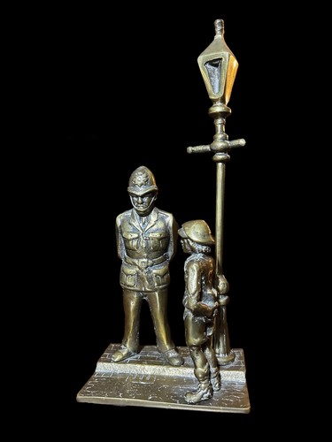 Vintage brass ornament - brass,