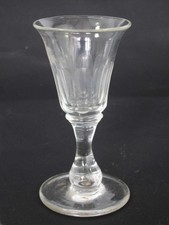 ANTIQUE WINE GLASS - CUT GLASS