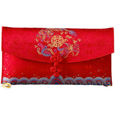 Red Fabric Envelope for