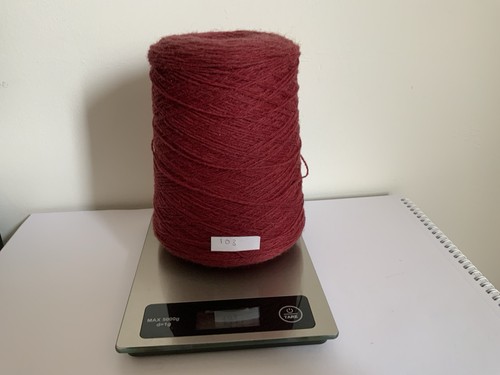 Red ply shetland yarn 100 - shetland,