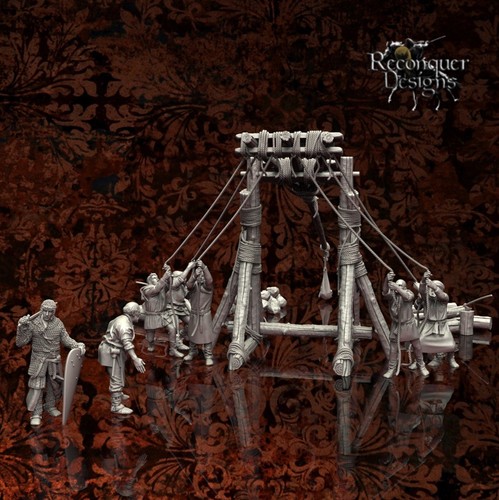 28mm traction trebuchet with - 28mm,
