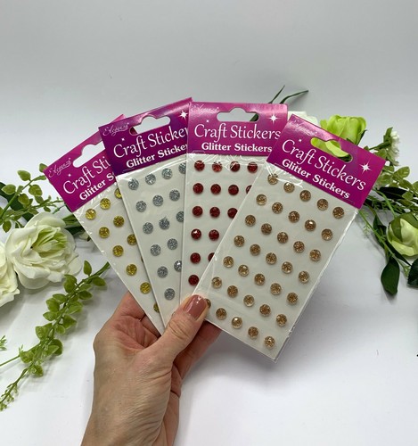 Diamante gem stickers gold - diamante,