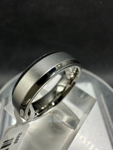 Mens wedding band - silver, ring